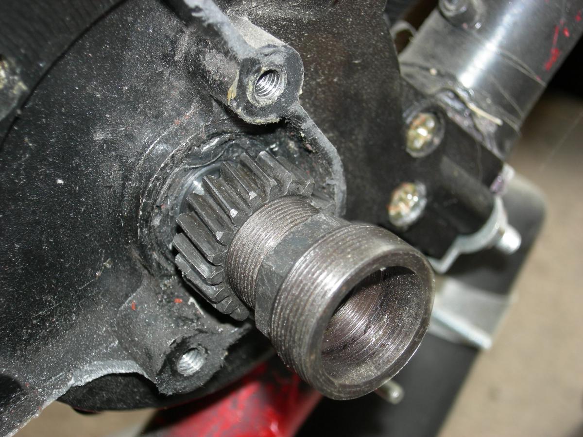 SMT installation in drive gear